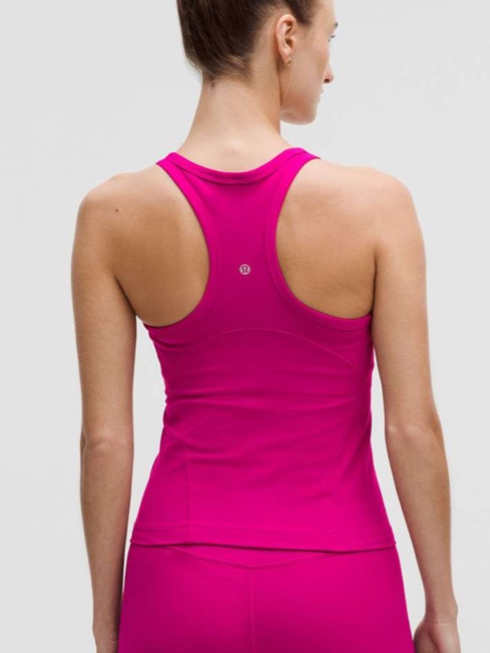 Lululemon Align Waist-Length Racerback Tank Top Ripened Raspberry size 10 - Picture 4 of 5